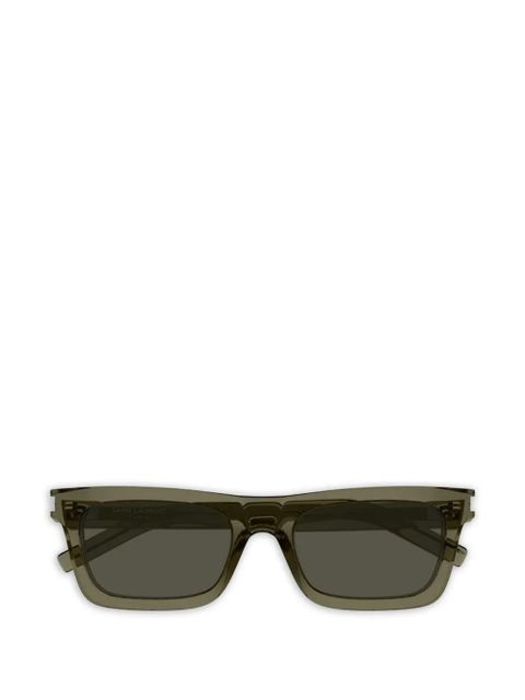 Saint Laurent Eyewear Betty square-frame sunglasses - Brown - zdjęcie produktu nr 1