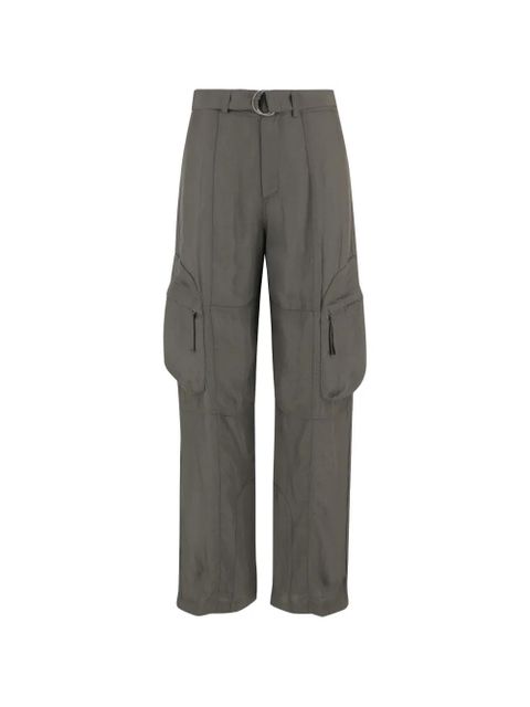The Frankie Shop buckle-belt cargo trousers - Grey - zdjęcie produktu nr 1