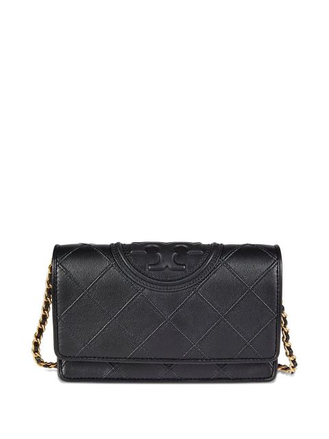 Tory Burch Fleming Soft quilted chain shoulder bag - Black