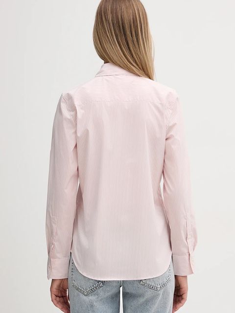 Tommy Hilfiger koszula damska kolor różowy regular z kołnierzykiem klasycznym WW0WW47169 - zdjęcie produktu nr 2