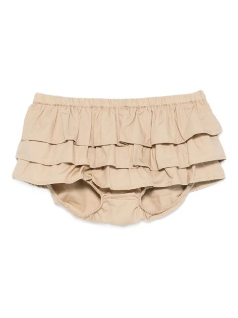 Gimaguas ruffled cotton mini skort - Neutrals - zdjęcie produktu nr 1