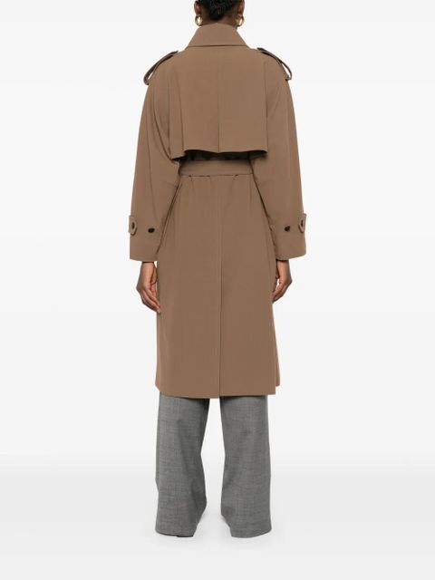 Max Mara Mxmcerto belted trench coat - Brown