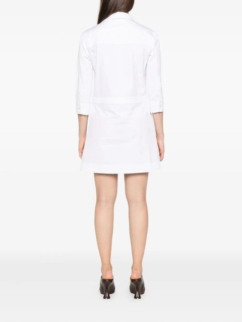 Gucci Horsebit-detail poplin dress - White