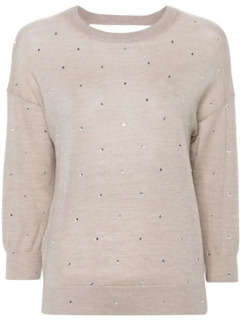 Zadig&Voltaire Kansy knittted wool jumper - Neutrals - zdjęcie produktu nr 1