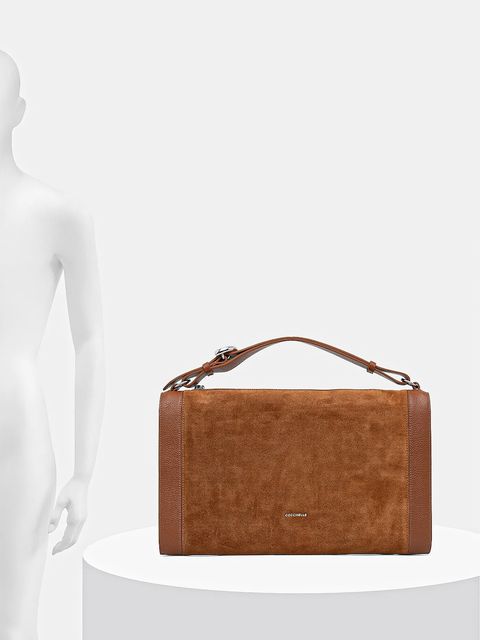 Coccinelle torebka skórzana ELINOR kolor brązowy E1.TL6.12.02.01