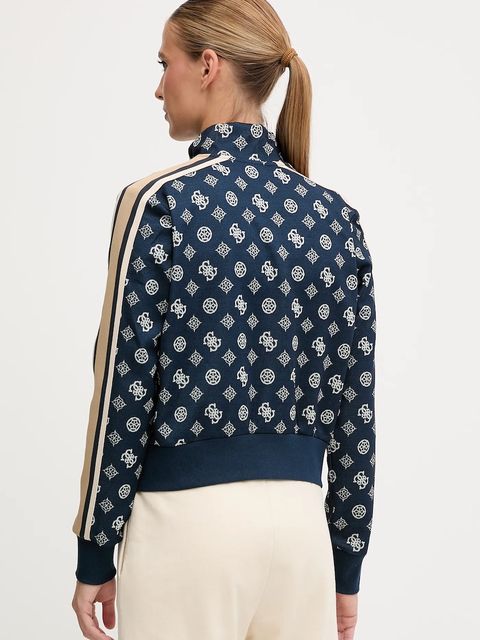 Guess bluza PEONY damska kolor granatowy wzorzysta V5YQ07 K0282 - zdjęcie produktu nr 2