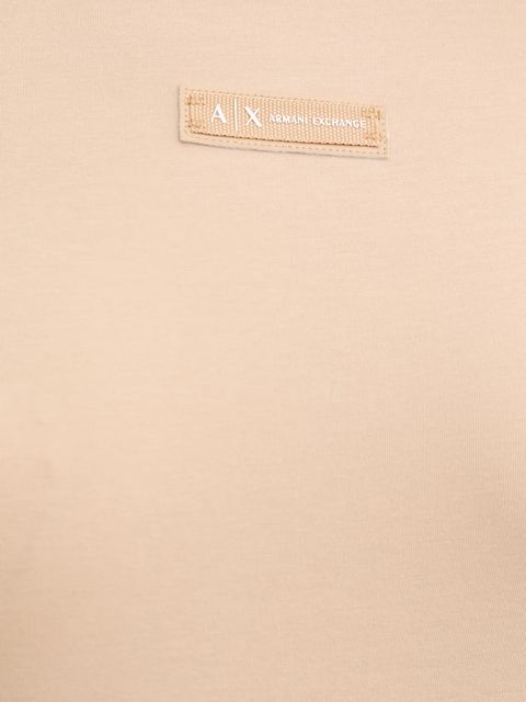 Armani Exchange t-shirt damski kolor beżowy XW001362 AF16294