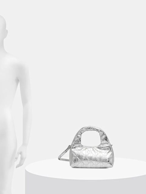 Calvin Klein torebka kolor srebrny LV04F3444G