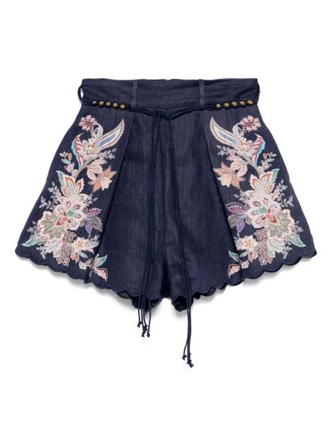 ZIMMERMANN Rhiannon shorts - Blue