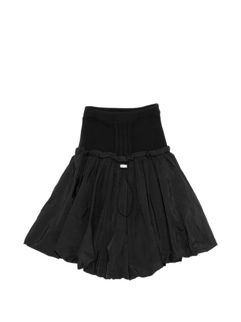 The Attico ruffled mini skirt - Black - zdjęcie produktu nr 1