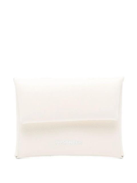 Jil Sander folded leather wallet - White - zdjęcie produktu nr 1
