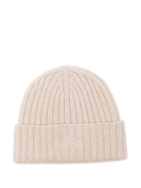 MC2 Saint Barth Wengen embroidered beanie hat - Neutrals - zdjęcie produktu nr 1