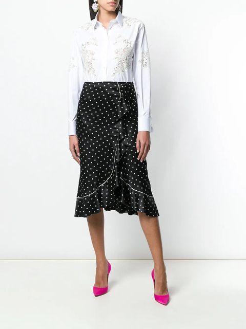 Dolce & Gabbana lace inserts shirt - White - zdjęcie produktu nr 2