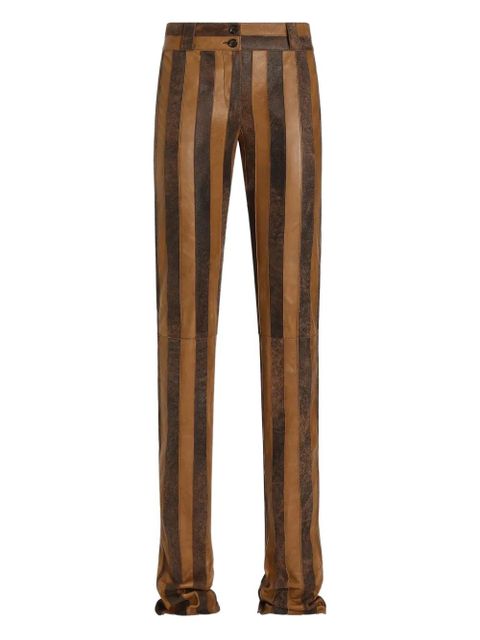 Dolce & Gabbana striped trousers - Brown - zdjęcie produktu nr 1