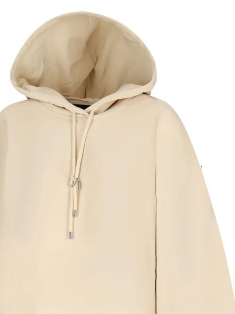 Sportmax drawstring-detail hoodie - Neutrals