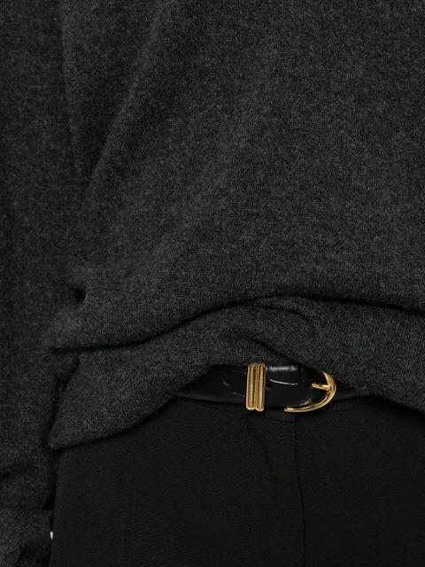 TOTEME V-neck cashmere sweater - Black