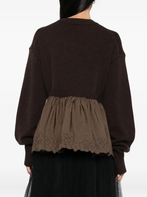 Cecilie Bahnsen Bera jumper - Brown