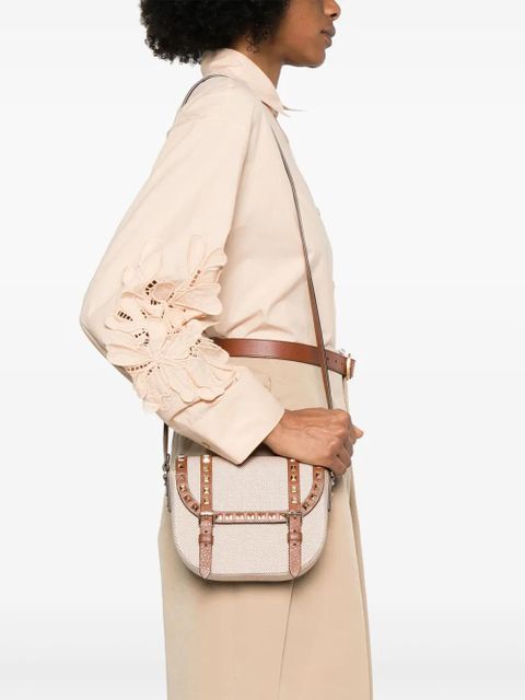Valentino Garavani checked cross body bag - Neutrals - zdjęcie produktu nr 2