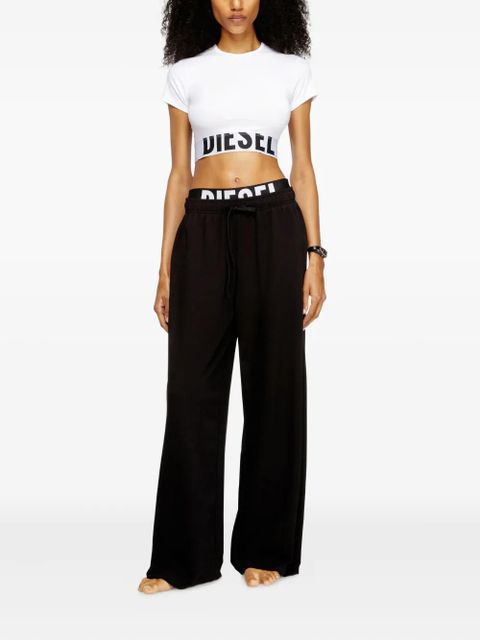 Diesel Leslie-D-Pop logo-print trousers - Black