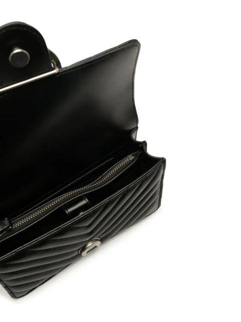 PINKO Lovebird quilted shoulder bag - Black