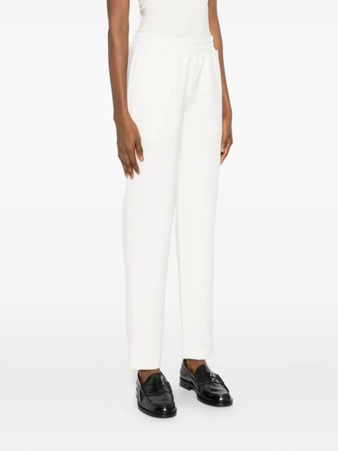 TWINSET elasticated-waistband trousers - White