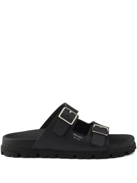 Prada metal buckle strap sandals - Black - zdjęcie produktu nr 1