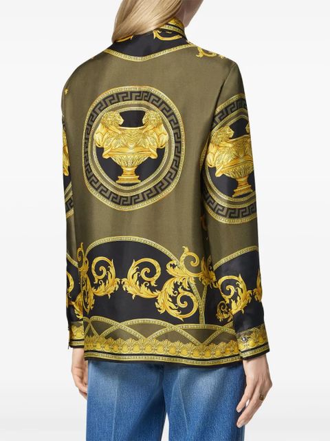 Versace La Coupe des Dieux silk shirt - Yellow
