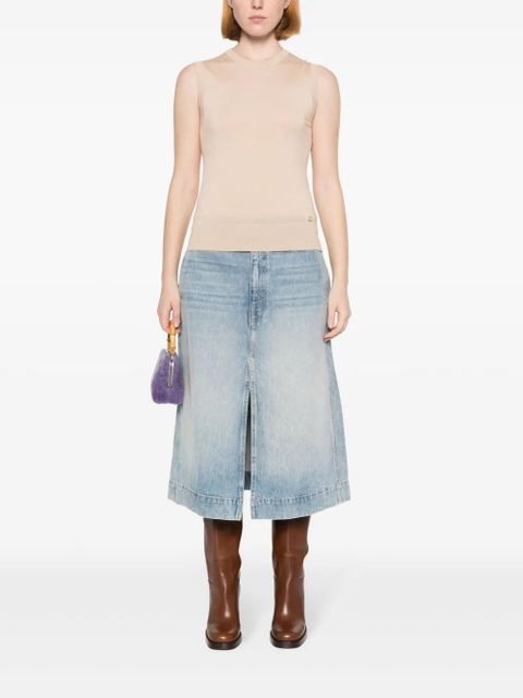 Chloé sleeveless wool jumper - Neutrals