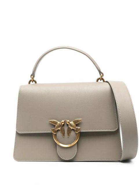 PINKO Love Birds leather tote bag - Neutrals - zdjęcie produktu nr 1