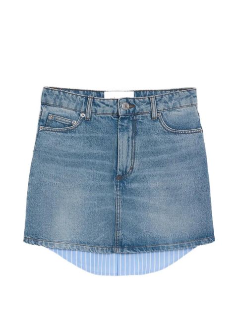 AMI Paris cotton mini skirt - Blue - zdjęcie produktu nr 1
