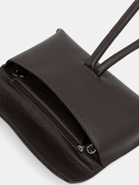 Answear.LAB kopertówka skórzana kolor brązowy