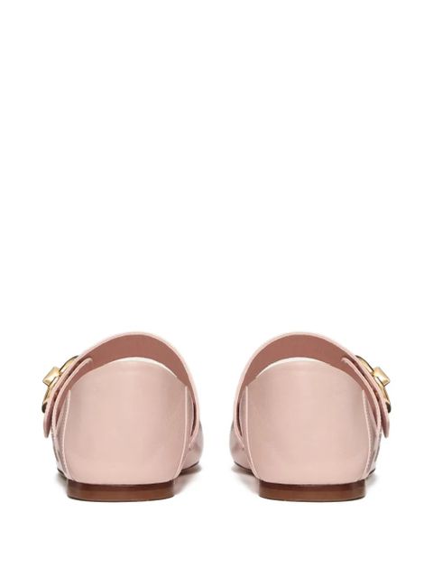 Valentino Garavani VLogo Locker Mary-Jane ballerina shoes - Pink