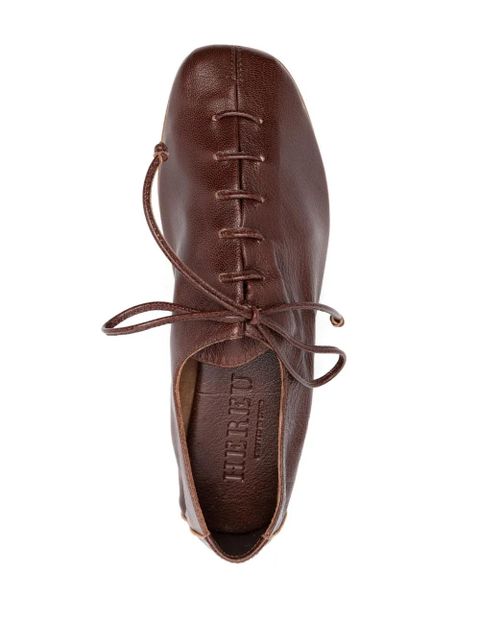 Hereu Plegada leather Derby shoes - Brown