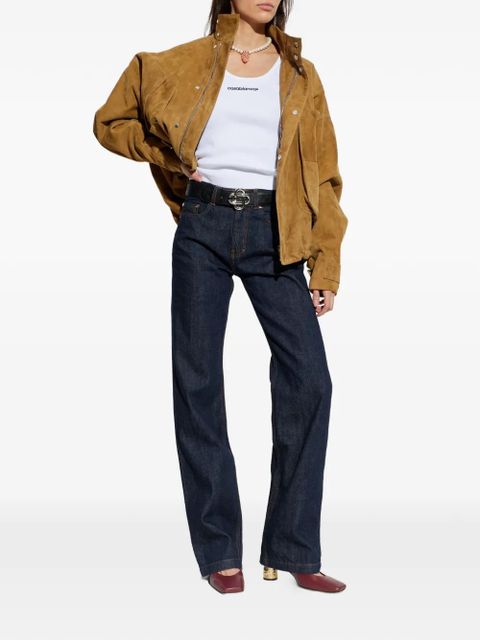 Casablanca logo tank top - White