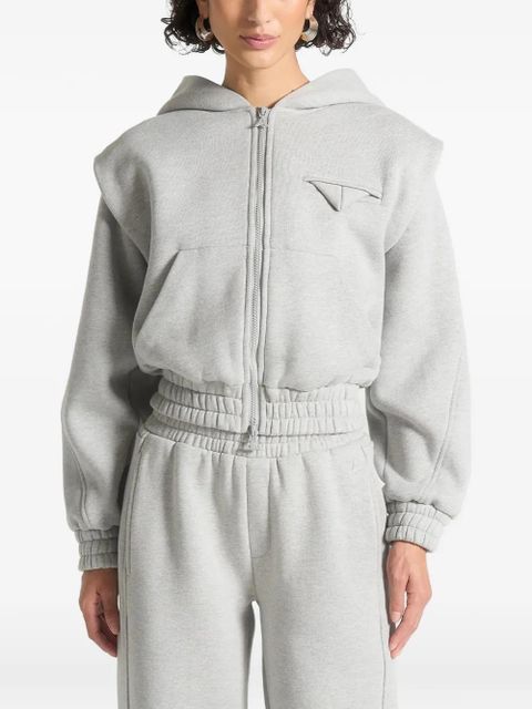 Manière De Voir Louna zip-up hoodie - Grey - zdjęcie produktu nr 1
