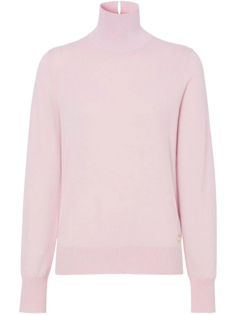 Burberry monogram plaque roll-neck jumper - Pink - zdjęcie produktu nr 1