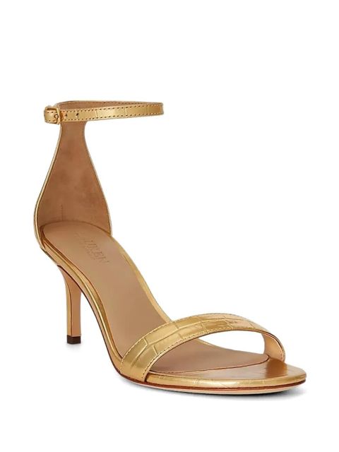 Lauren Ralph Lauren Allie embossed sandals - Gold - zdjęcie produktu nr 1