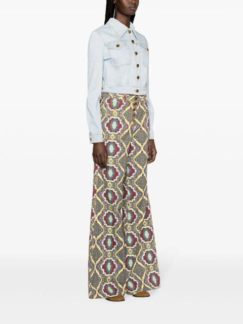 ETRO high-rise flared jeans - White
