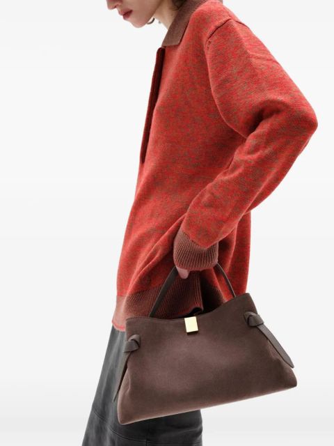 Yuzefi Gyoza suede tote bag - Brown - zdjęcie produktu nr 2