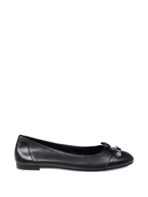 Balenciaga City bow buckled ballet flats - Black - zdjęcie produktu nr 1
