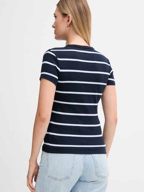 Tommy Jeans t-shirt damski kolor granatowy DW0DW17383 - zdjęcie produktu nr 2