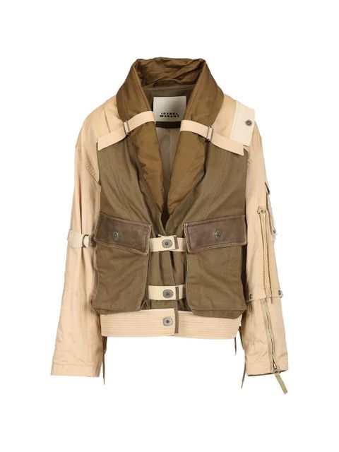 ISABEL MARANT Julissa panelled jacket - Neutrals - zdjęcie produktu nr 1