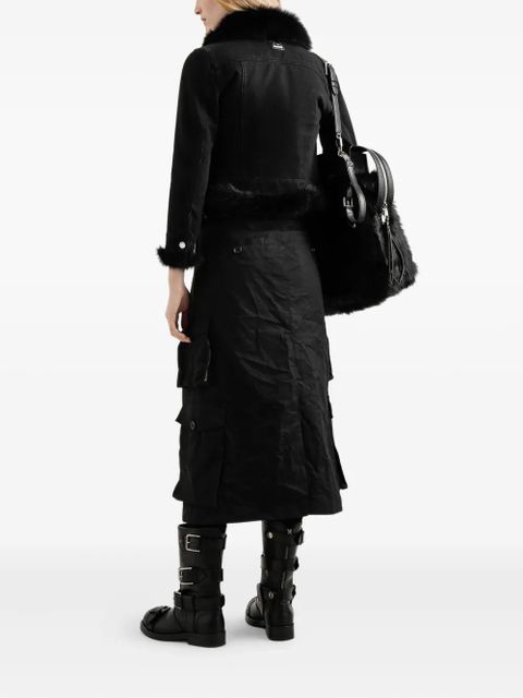 Dolce & Gabbana drawstring cargo midi skirt - Black