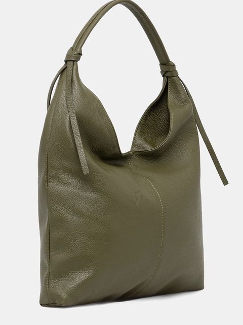 Answear.LAB torebka skórzana kolor zielony