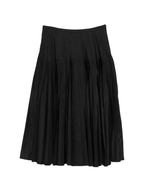 Róhe pleated midi skirt - Black - zdjęcie produktu nr 1