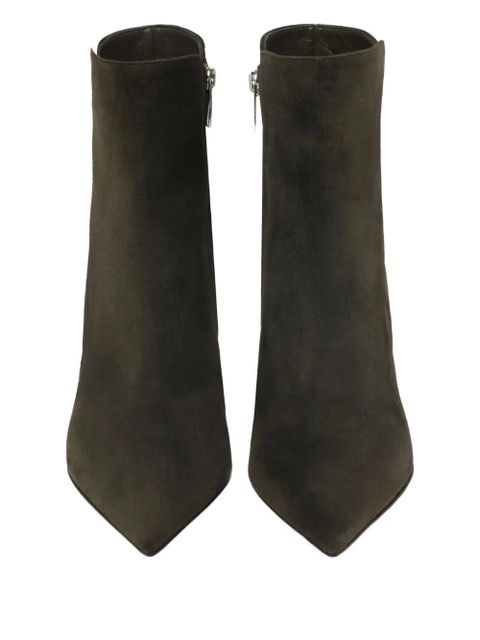 Gianvito Rossi pointed-toe suede ankle boots - Green