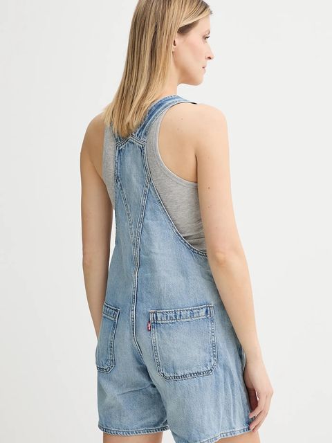 Levi's ogrodniczki jeansowe UTILITY SHORTALL 001UY