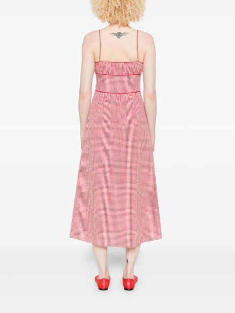 DÔEN Belline midi dress - Red
