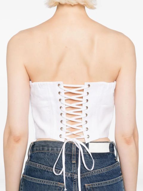 Reformation Pacie linen top - White