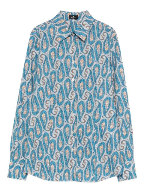 ETRO paisley collared shirt - Blue - zdjęcie produktu nr 1